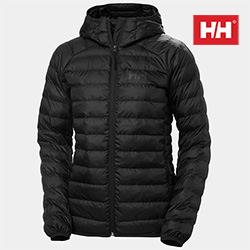 HELLY HANSEN LADIES BANFF HOODED INSULATED JACKET (BLACK)