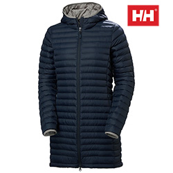 HELLY HANSEN LADIES SIRDAL LONG JACKET (NAVY)