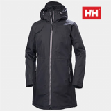 HELLY HANSEN LADIES WEATPORT INSULATED LONG COAT (EBONY)