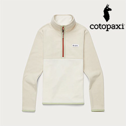 COTOPAXI LADIES AMADO 1/2 ZIP FLEECE (BONE)