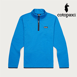 COTOPAXI MENS ENVO 1/4 ZIP (HEATHER/ATLANTIC)