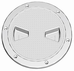 6" AAA ROUND DECK PLATE (WHITE)