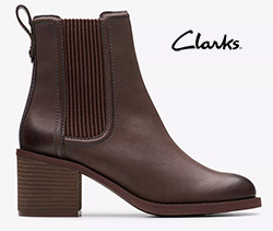 CLARKS LADIES CHAMBERLY TOP (DARK BROWN)