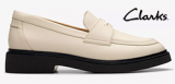 CLARKS LADIES SPLEND EDGE (CREAM)