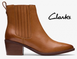 CLARKS LADIES MORZINE TOP (TAN)