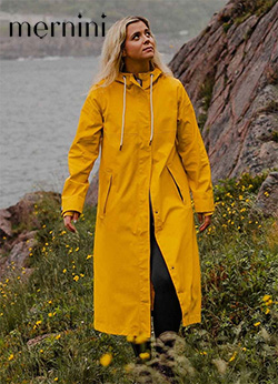 MERNINI LONG RAIN COAT DORY YELLOW