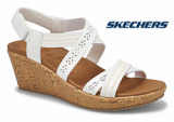 SKECHERS LADIES DELICATE GLOW (WHITE)