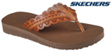 SKECHERS LADIES CATCHING SUN (TAN)