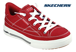 SKECHERS LADIES ARCATA ARCH FIT (RED)