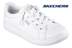 SKECHERS LADIES INSTANT DELIGHT (WIDE) (WHITE) 