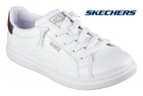 SKECHERS LADIES BOBS D'VINE DARING CHARM (WHITE)