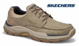 SKECHERS MENS RESPECTED (WIDE) (TAUPE)