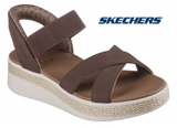 SKECHERS LADIES BOBS MOVE OVER (CHOCOLATE)