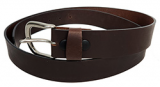 LEATHER BELT (BROWN)