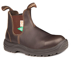BLUNDSTONE WORK AND SAFETY BROWN #162