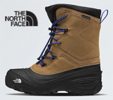 THE NORTH FACE YOUTH ALPENGLOW WATERPROOF (BROWN/BLUE)