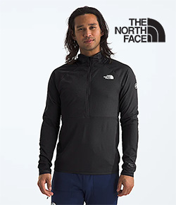 THE NORTH FACE MENS SUMMIT FUTURE FLEECE LT HALFZIP (BLACK)