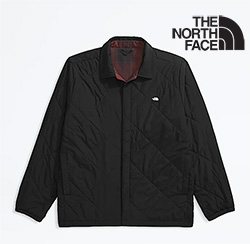 THE NORTH FACE MENS AFTERBURNER INSULATED FLANNEL (BLACK/SUMAC)