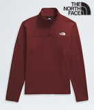 THE NORTH FACE MENS CEDAR TRAIL 1/4 ZIP (SUMAC)