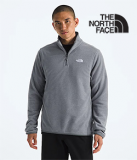 THE NORTH FACE MENS GLACIER 1/4 ZIP JACKET (MID GREY)