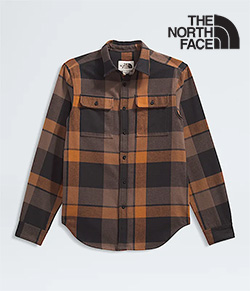 THE NORTH FACE MENS ARROYO FLANNEL (BURNT UMBER)