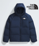 THE NORTH FACE BOYS NORTH DOWN HOODED JACKET (SUMMIT NAVY)