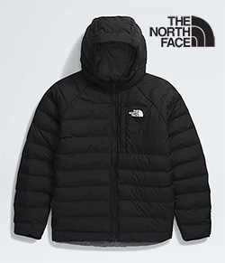 THE NORTH FACE BOYS PERRITO REVERSIBLE HOODED JACKET (BLACK)