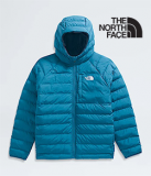 THE NORTH FACE BOYS PERRITO REVERSIBLE HOODED JACKET (DUSK BLUE)