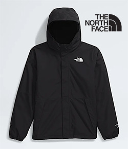 THE NORTH FACE BOYS ANTORA WARM RAIN JACKET (BLACK)