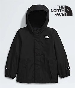 THE NORTH FACE KIDS ANTORA WARM RAIN JACKET (BLACK)