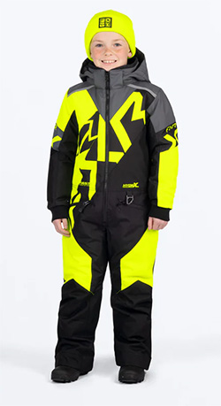 CHILD/YOUTH FXR COLD CROSS MONOSUIT (HI-VIS)
