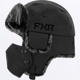 FXR TRAPPER HAT (BLACK/ASPHALT)