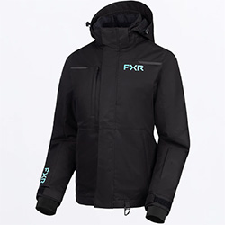 FXR LADIES FRESH JACKET (BLACK/SAGE)