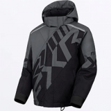 CHILD/YOUTH FXR COLD CROSS JACKET (BLACK/GREY)