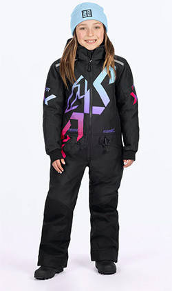 CHILD/YOUTH FXR COLD CROSS MONOSUIT (TWILLIGHT)