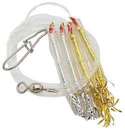 MACKEREL GLITTER RIG 40LB TEST
