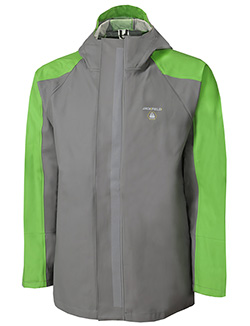 JACKFIELD PVC/PU RAIN JACKET (GREEN/GREY)