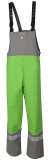 JACKFIELD PVC/PU BIB RAIN PANTS (GREEN/GREY)