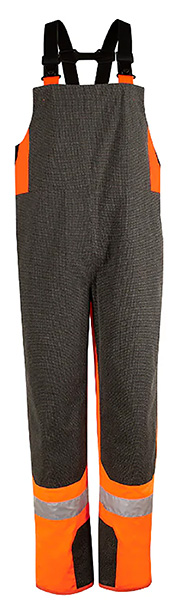 JACKFILED ULTIMATE BIB PANTS (ORANGE/BLACK)