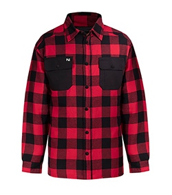NATS MENS QUILTED SHIRT (RED)