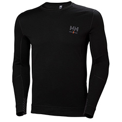 HELLY HANSEN LIFA MERINO CREW (BLACK)