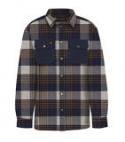 NATS MENS QUILTED SHIRT (BLUE)