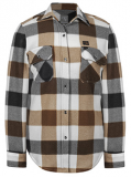 P&F LADIES FLEECE SHIRT (CAMEL)