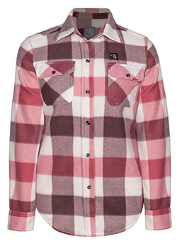 P&F LADIES FLEECE SHIRT (PINK)