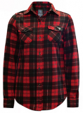 P&F LADIES FLEECE SHIRT (RED)