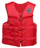 MUSTANG YOUTH VEST (55-88 lbs) (RED)