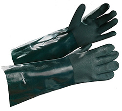 FORCEFIELD 14" PVC GLOVE GREEN