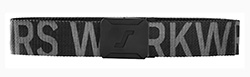 SNICKERS LOGO BELT (BLACK/GREY (ONE/SIZE)