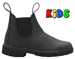 BLUNDSTONE KIDS RUSTIC (BLACK) #1325