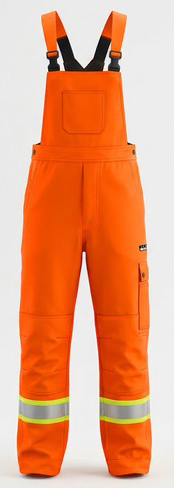 LYNGSOE 4WS INSULATED OVERALLS (ORANGE)